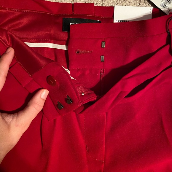 High Waisted Paperbag Ankle Pant NWT (Express) - Picture 6 of 7